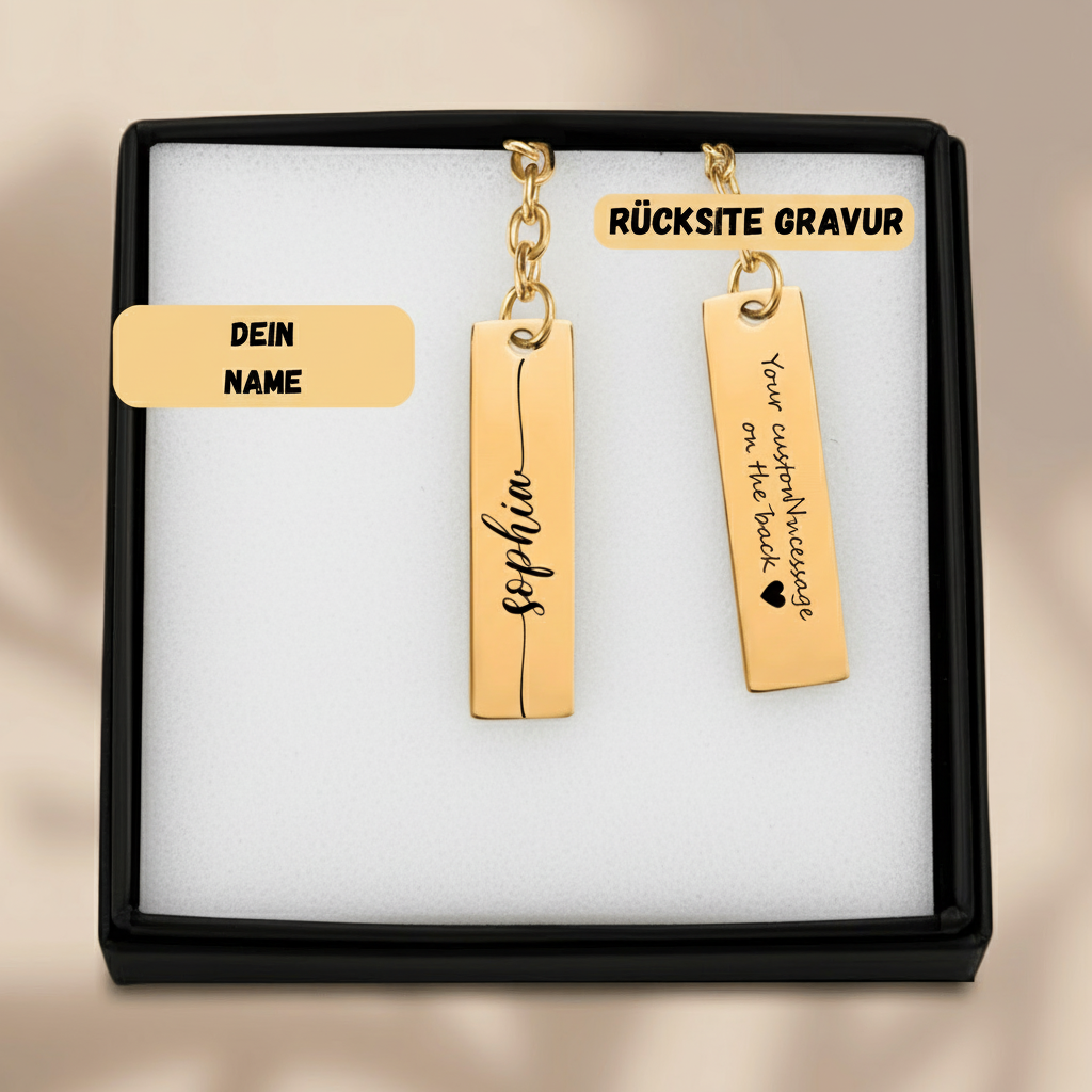 Personalisierbarer Schlüsselanhänger (Name)